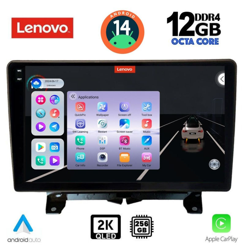 LENOVO SSZ 12332_CPA (9inc) MULTIMEDIA TABLET for LAND ROVER DISCOVERY 3 - RANGE ROVER SPORT mod. 2004-2009