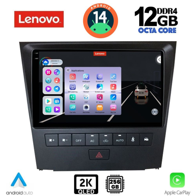 LENOVO SSZ 12341_CPA (9inc) MULTIMEDIA TABLET for LEXUS GS mod. 2004-2011
