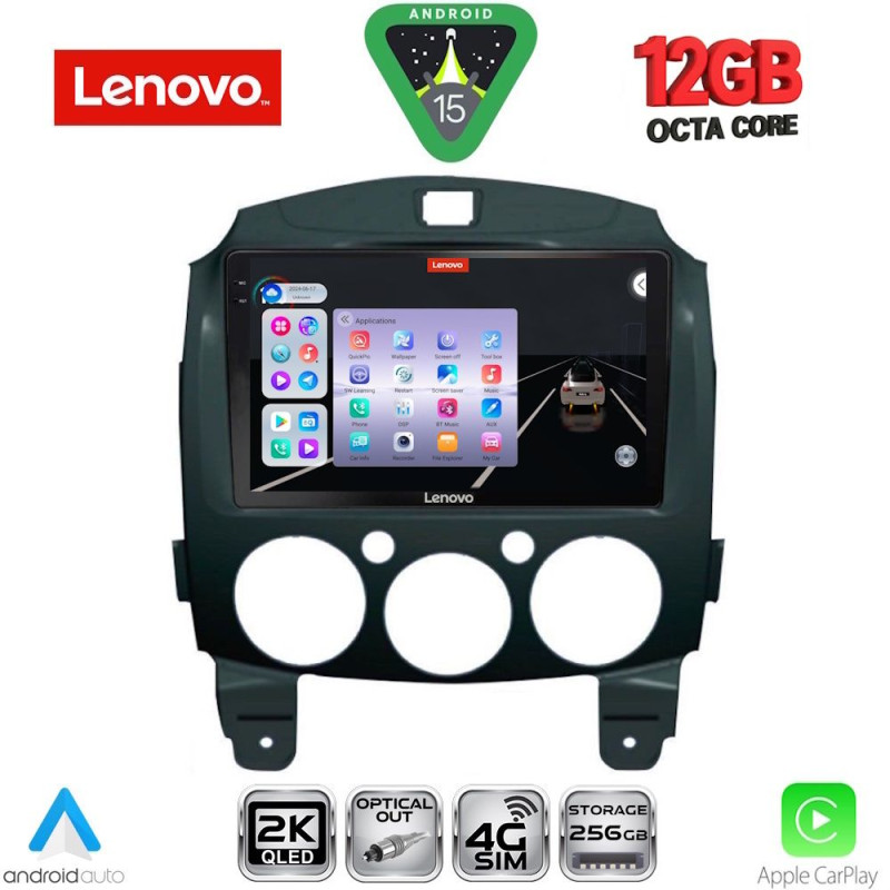 LENOVO SSZ 12361_CPA (9inc) MULTIMEDIA TABLET for MAZDA 2 mod. 2007-2014