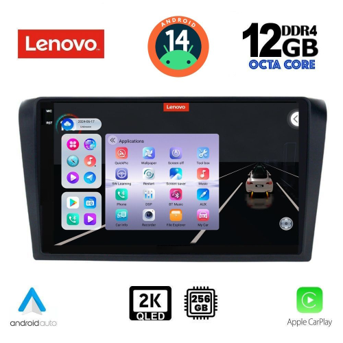 LENOVO SSZ 12365_CPA (9inc) MULTIMEDIA TABLET for MAZDA 3 mod. 2003-2008