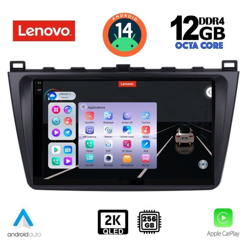 LENOVO SSZ 12377_CPA (9inc) MULTIMEDIA TABLET for MAZDA 6 mod. 2008-2012