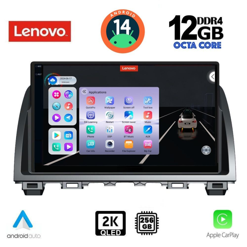 LENOVO SSZ 12378_CPA (9inc) MULTIMEDIA TABLET for MAZDA 6 mod. 2012-2017