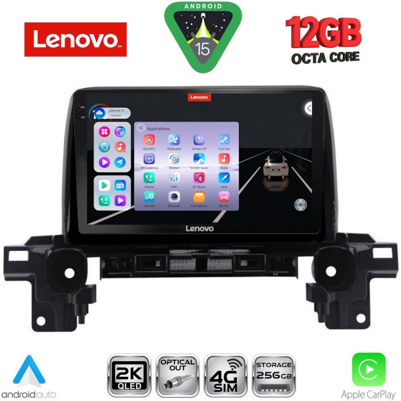 LENOVO SSZ 12381_CPA (9inc) MULTIMEDIA TABLET for MAZDA CX5 mod. 2017-2025
