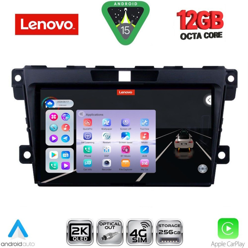 LENOVO SSZ 12389_CPA (9inc) MULTIMEDIA TABLET for MAZDA CX7 mod. 2006-2012