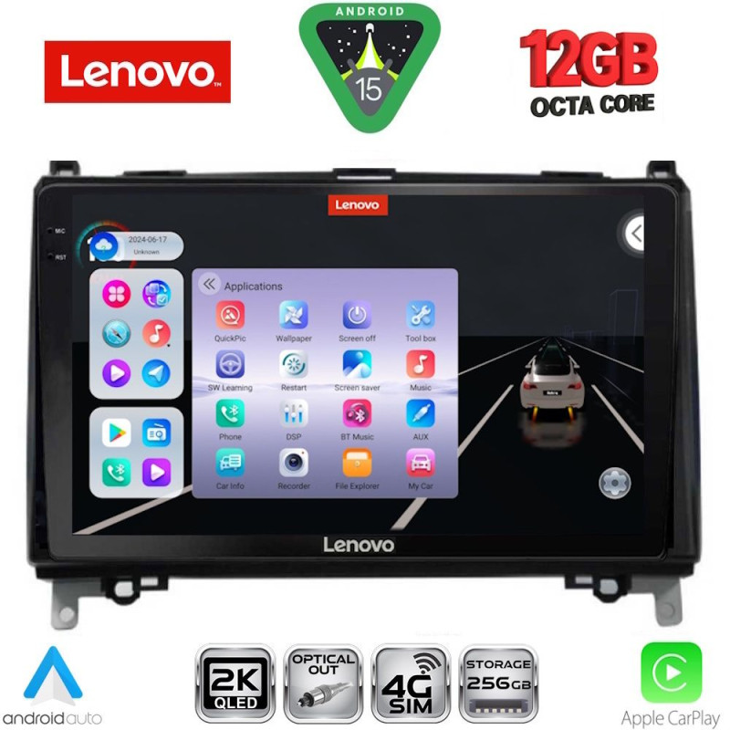 LENOVO SSZ 12400_CPA (9inc) MULTIMEDIA TABLET for MERCEDES A – B -SPRINTER – VITO mod. 2007-2020