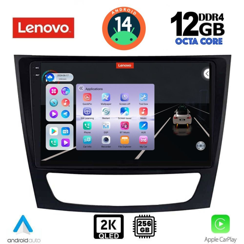 LENOVO SSZ 12408_CPA (9inc) MULTIMEDIA TABLET for MERCEDES E (W211) – CLS (W219) mod. 2003-2009 LENOVO SSZ 12408_CPA (9inc) MULTIMEDIA TABLET for MERCEDES E (W211) – CLS (W219) mod. 2003-2009