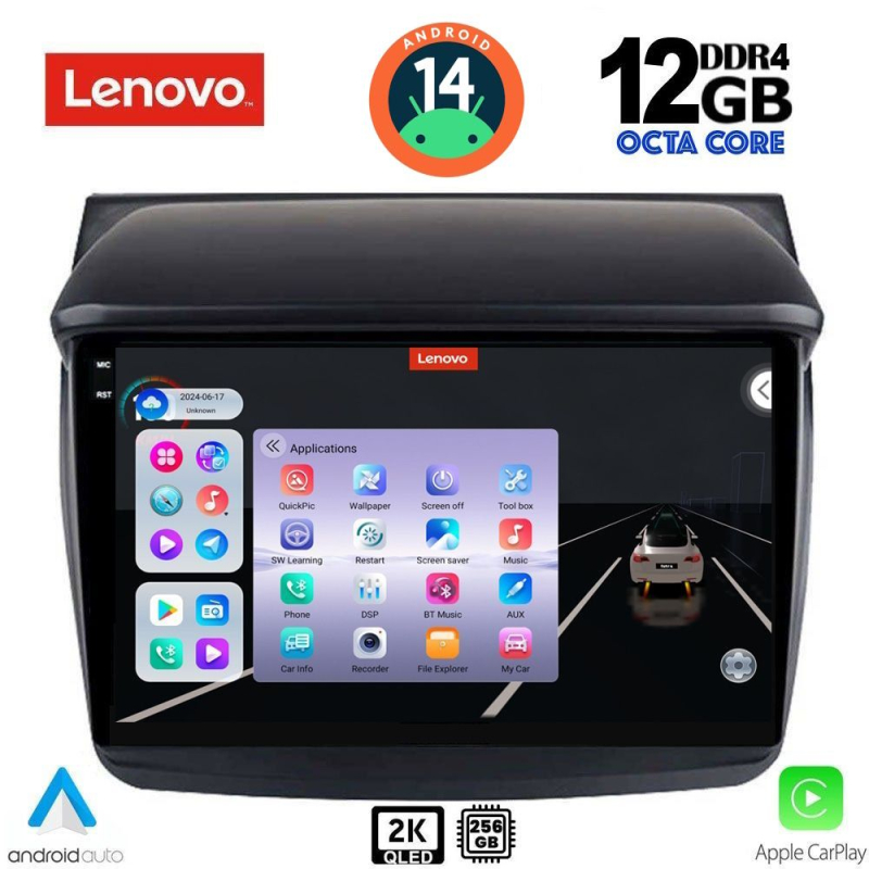 LENOVO SSZ 12436_CPA (9inc) MULTIMEDIA TABLET for MITSUBISHI L200 mod. 2006-2015