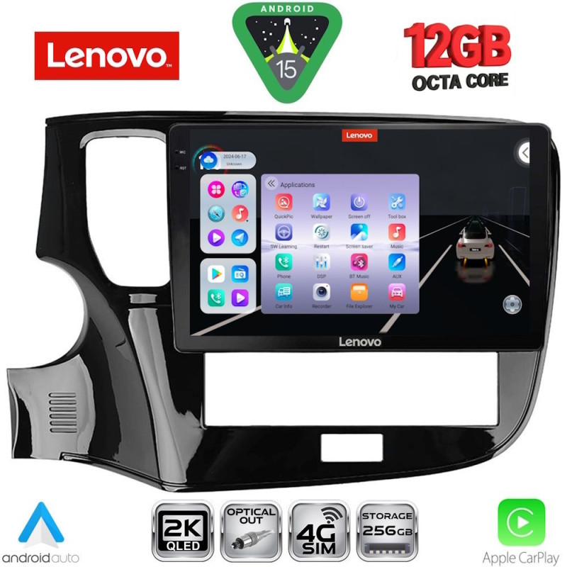 LENOVO SSZ 12440_CPA (10inc) MULTIMEDIA TABLET for MITSUBISHI OUTLANDER mod. 2020-2022