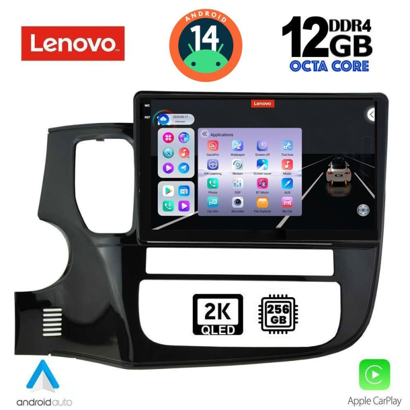 LENOVO SSZ 12443_CPA (10inc) MULTIMEDIA TABLET for MITSUBISHI OUTLANDER mod. 2013-2020