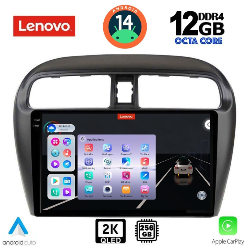 LENOVO SSZ 12448_CPA (9inc) MULTIMEDIA TABLET for MITSUBISHI SPACESTAR mod. 2013-2020