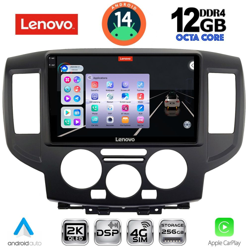 LENOVO SSZ 12458BL_CPA (9inc) MULTIMEDIA TABLET for NISSAN NV 200 mod. 2009&gt; (BLACK)