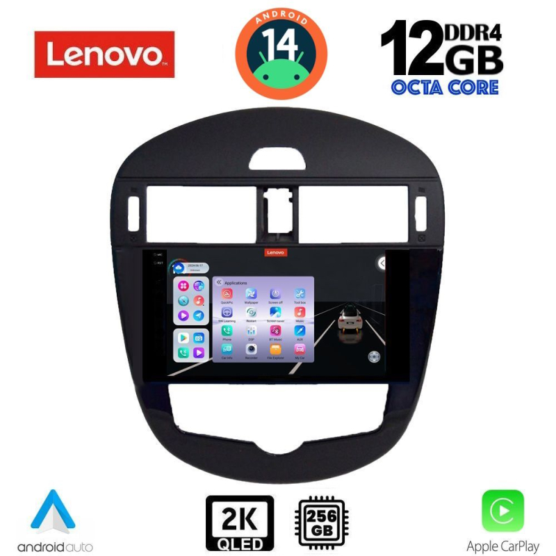 LENOVO SSZ 12470_CPA CLIMA (9inc) MULTIMEDIA TABLET for NISSAN PULSAR mod. 2014>