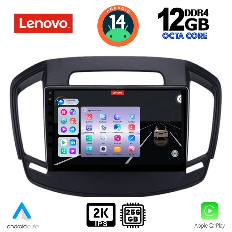 LENOVO SSZ 12492_CPA (9inc) MULTIMEDIA TABLET for OPEL INSIGNIA  mod.2014-2017