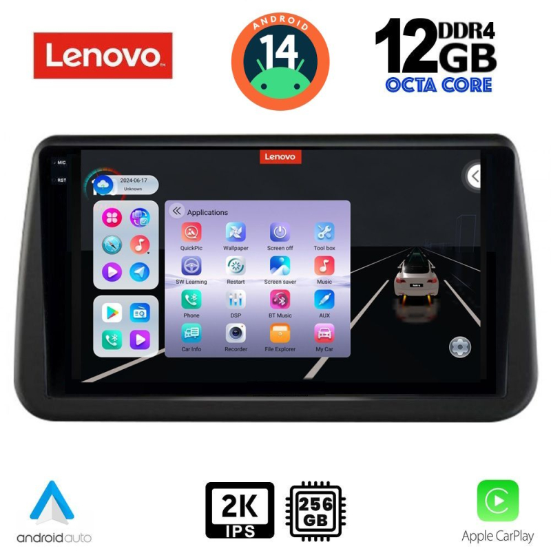 LENOVO SSZ 12494_CPA (9inc) MULTIMEDIA TABLET for OPEL MERIVA mod. 2010-2017