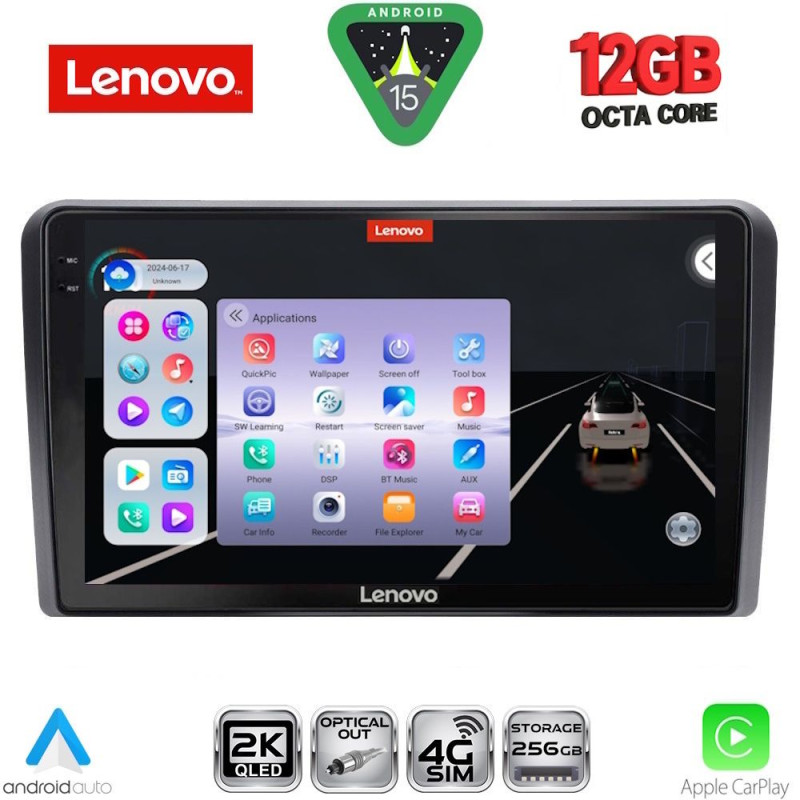 LENOVO SSZ 12510_CPA (9inc) MULTIMEDIA TABLET for CITROEN - PEUGEOT - TOYOTA