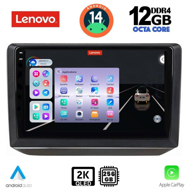 LENOVO SSZ 12581_CPA (10inc) MULTIMEDIA TABLET for SKODA FABIA mod. 2008-2014