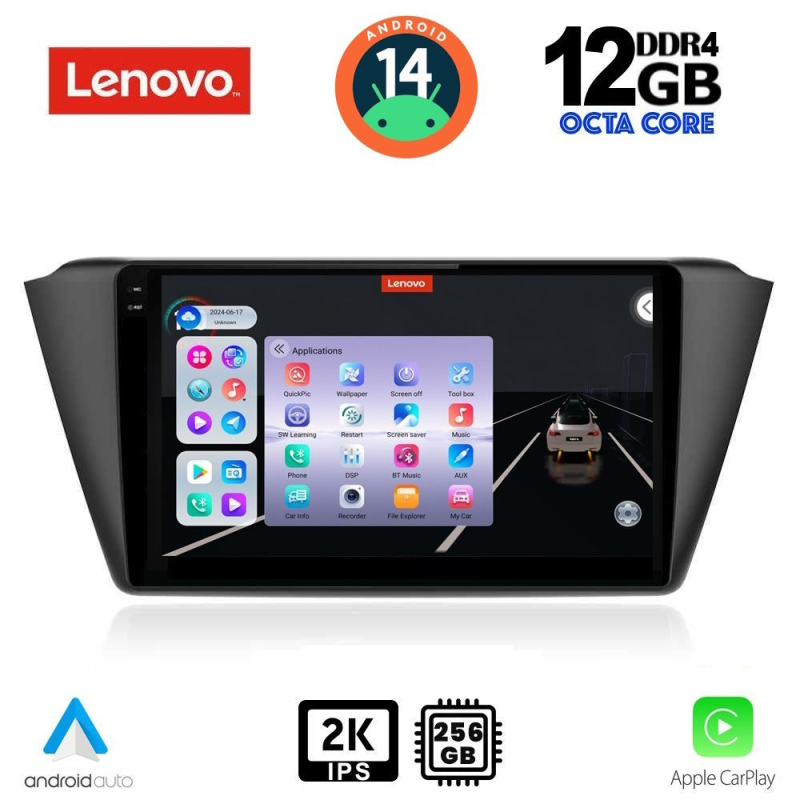 LENOVO SSZ 12582_CPA (9inc) MULTIMEDIA TABLET for SKODA FABIA mod. 2015> LENOVO SSZ 12582_CPA (9inc) MULTIMEDIA TABLET for SKODA FABIA mod. 2015>