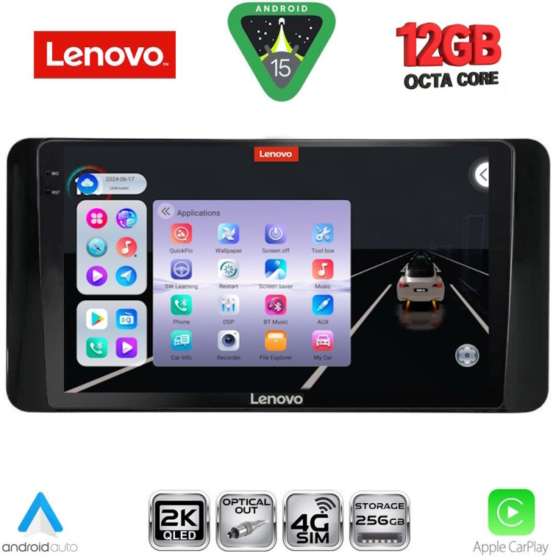 LENOVO SSZ 12586_CPA (10inc) MULTIMEDIA TABLET for SKODA KAMIQ mod. 2018-2026