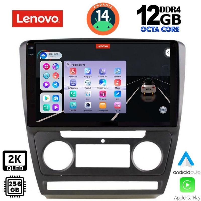 LENOVO SSZ 12595_CPA (10inc) MULTIMEDIA TABLET for SKODA OCTAVIA 5 mod. 2005-2012 LENOVO SSZ 12595_CPA (10inc) MULTIMEDIA TABLET for SKODA OCTAVIA 5 mod. 2005-2012