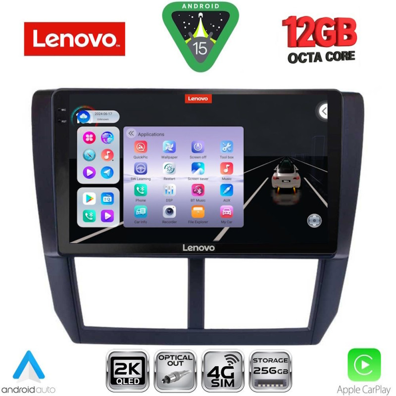 LENOVO SSZ 12662_CPA (9inc) MULTIMEDIA TABLET for SUBARU FORESTER - IMPREZA - XV mod. 2008-2013