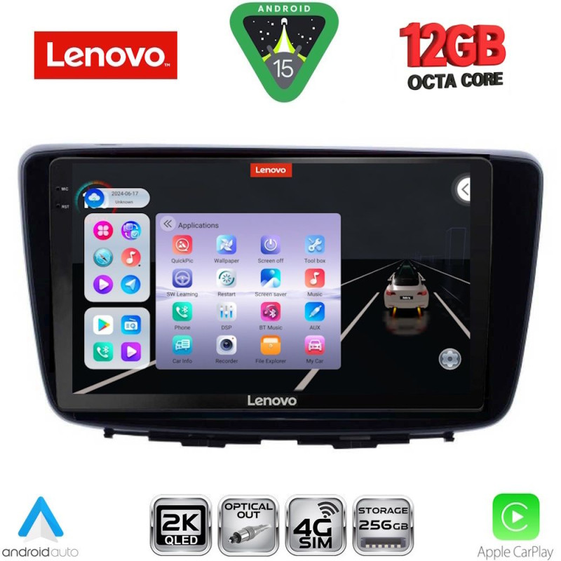 LENOVO SSZ 12672_CPA (9inc) MULTIMEDIA TABLET for SUZUKI BALENO mod. 2016-2022
