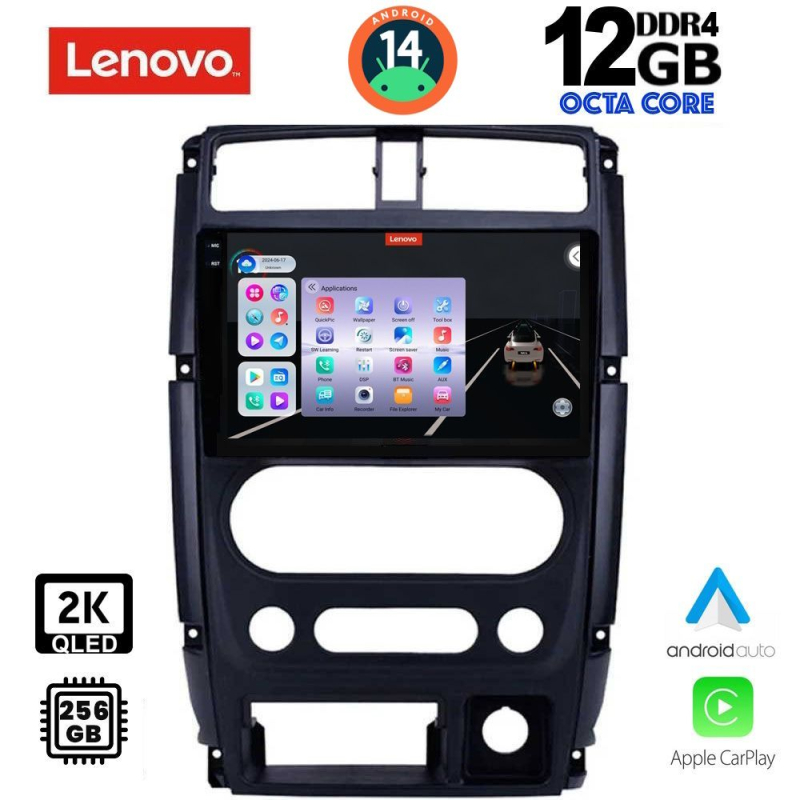 LENOVO SSZ 12678_CPA (9inc) MULTIMEDIA TABLET for SUZUKI JIMNY mod. 2007-2017 LENOVO SSZ 12678_CPA (9inc) MULTIMEDIA TABLET for SUZUKI JIMNY mod. 2007-2017