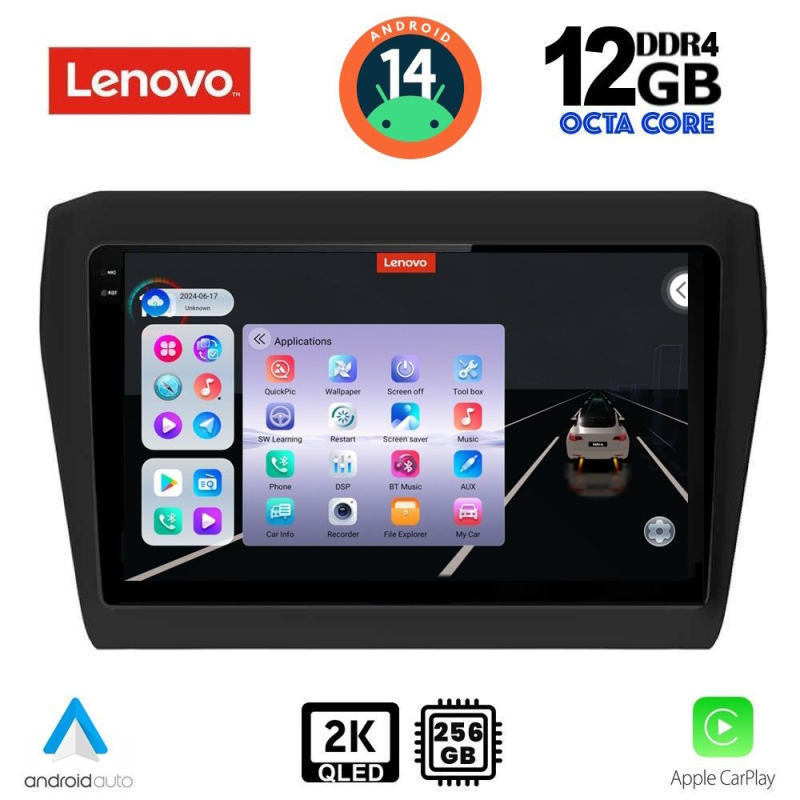LENOVO SSZ 12686_CPA (9inc) MULTIMEDIA TABLET for SUZUKI SWIFT mod. 2017> LENOVO SSZ 12686_CPA (9inc) MULTIMEDIA TABLET for SUZUKI SWIFT mod. 2017>