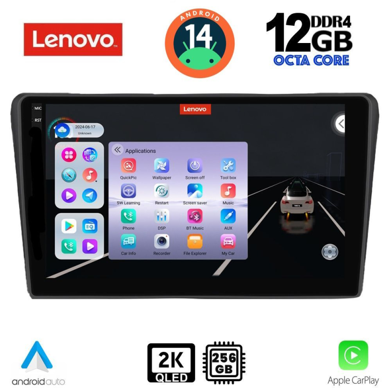 LENOVO SSZ 12704_CPA (9inc) MULTIMEDIA TABLET for TOYOTA AVENSIS (T25) mod. 2003-2009 LENOVO SSZ 12704_CPA (9inc) MULTIMEDIA TABLET for TOYOTA AVENSIS (T25) mod. 2003-2009