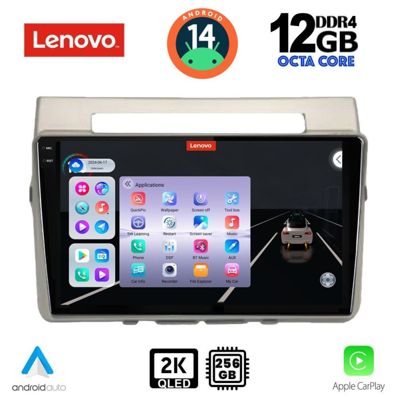 LENOVO SSZ 12711_CPA (9inc) MULTIMEDIA TABLET for TOYOTA COROLLA VERSO mod. 2004-2009