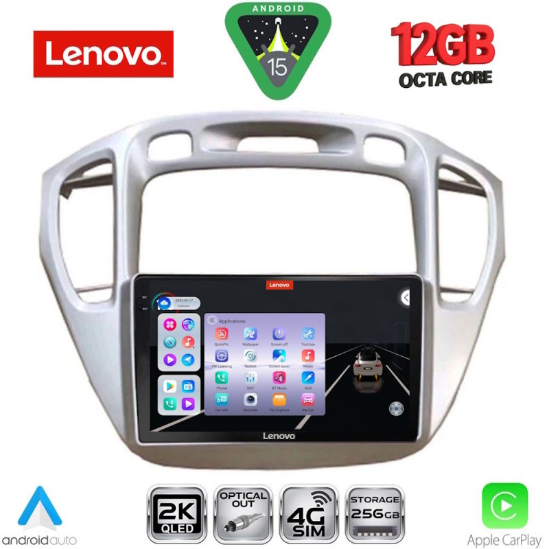 LENOVO SSZ 12718_CPA (9inc) MULTIMEDIA TABLET for TOYOTA HIGHLANDER mod. 2002-2009