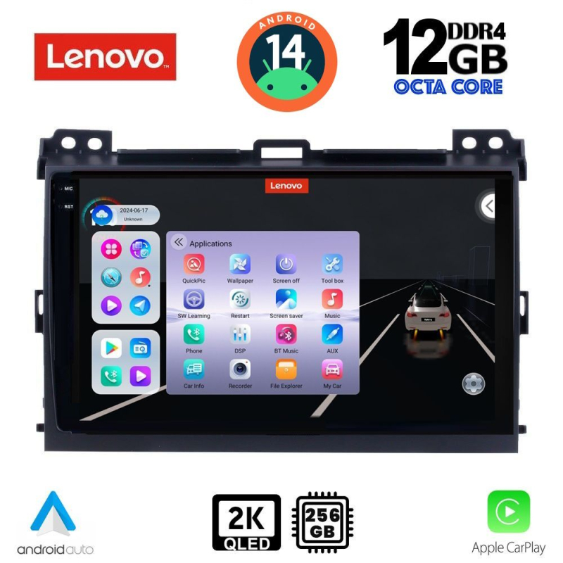 LENOVO SSZ 12723_CPA (9inc) MULTIMEDIA TABLET for TOYOTA LANDCRUISER mod. 2002-2008
