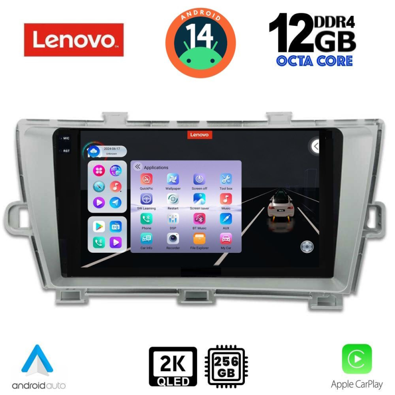 LENOVO SSZ 12726_CPA (9inc) MULTIMEDIA TABLET for TOYOTA PRIUS mod. 2009-2015 LENOVO SSZ 12726_CPA (9inc) MULTIMEDIA TABLET for TOYOTA PRIUS mod. 2009-2015