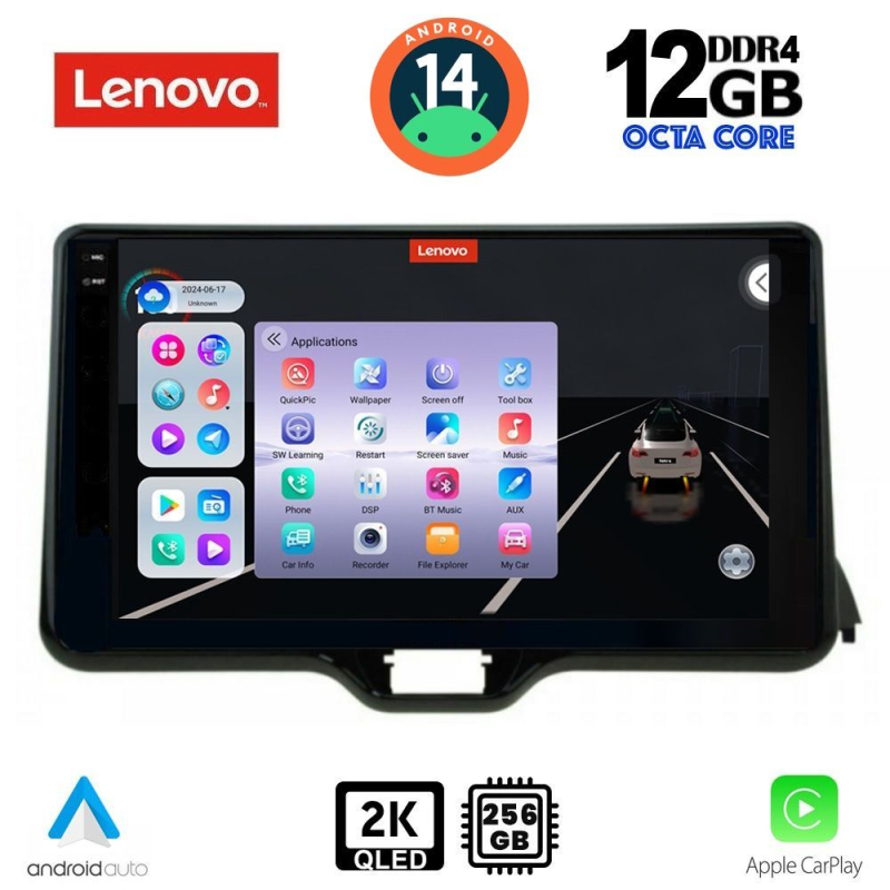 LENOVO SSZ 12738_CPA (10inc) MULTIMEDIA TABLET for TOYOTA YARIS mod. 2020> - MAZDA 2 mod. 2023>