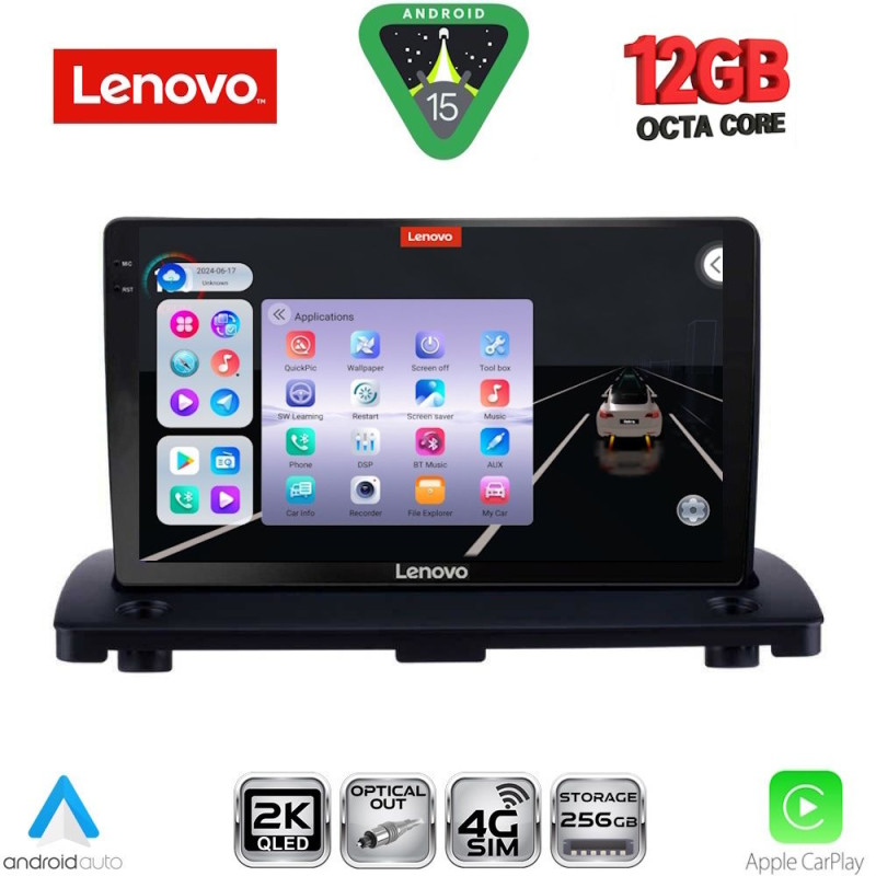 LENOVO SSZ 12789_CPA (9inc) MULTIMEDIA TABLET for VOLVO XC90 mod. 2002-2014