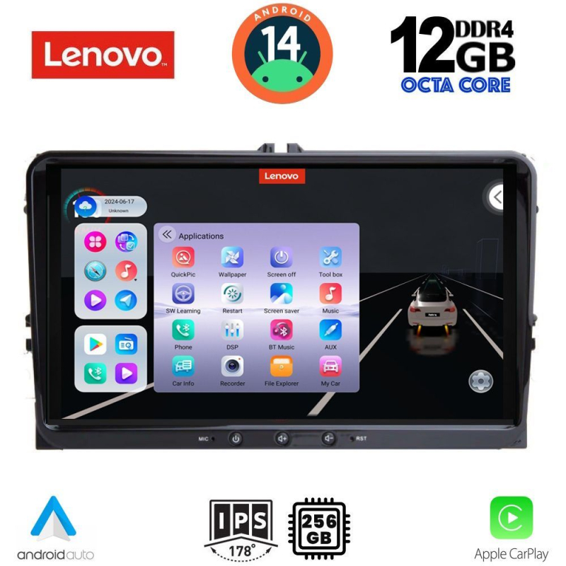 LENOVO SSZ 991_CPA (9'' DECK) MULTIMEDIA TABLET for VW GROUP mod. 2004-2014