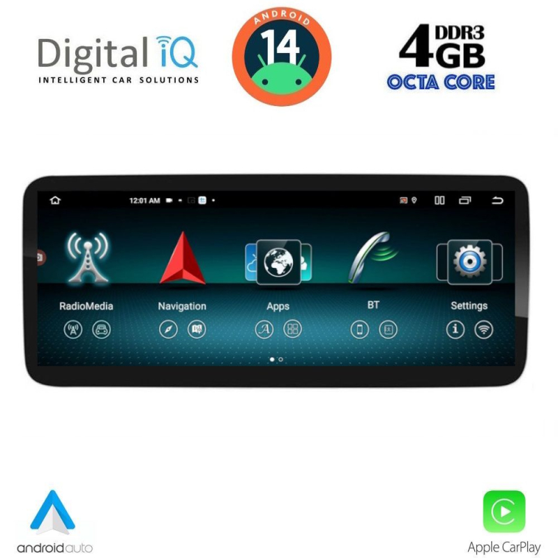DIGITAL IQ TOP 15998_CPA (10.25inc) (NTG 4.5) MULTIMEDIA SYSTEM for MERCEDES G (W463) mod. 2012-2016