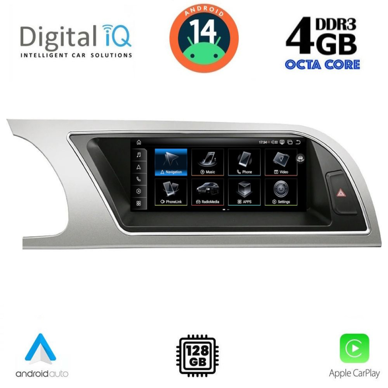 DIGITAL IQ TPG 15916_CPA (8.8inc) (ORIG. NAVI) MULTIMEDIA SYSTEM for AUDI A4 mod. 2008-2012