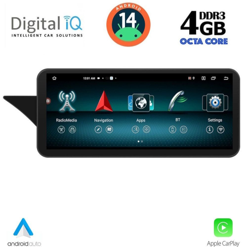 DIGITAL IQ TOP 17996_CPA (12.3&quot;) (NTG 4.5) MULTIMEDIA SYSTEM for MERCEDES GLK (X204) mod. 2013-2016
