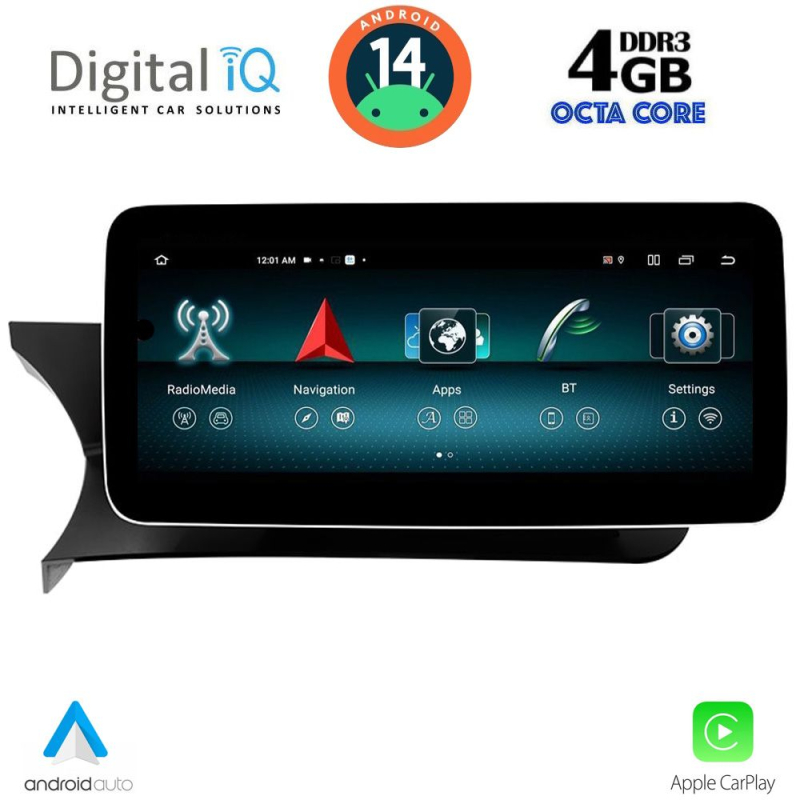 DIGITAL IQ TOP 10985_CPA (12.3inc) (NTG 4.5/4.7) MULTIMEDIA SYSTEM for MERCEDES C (W204) mod. 2012-2014