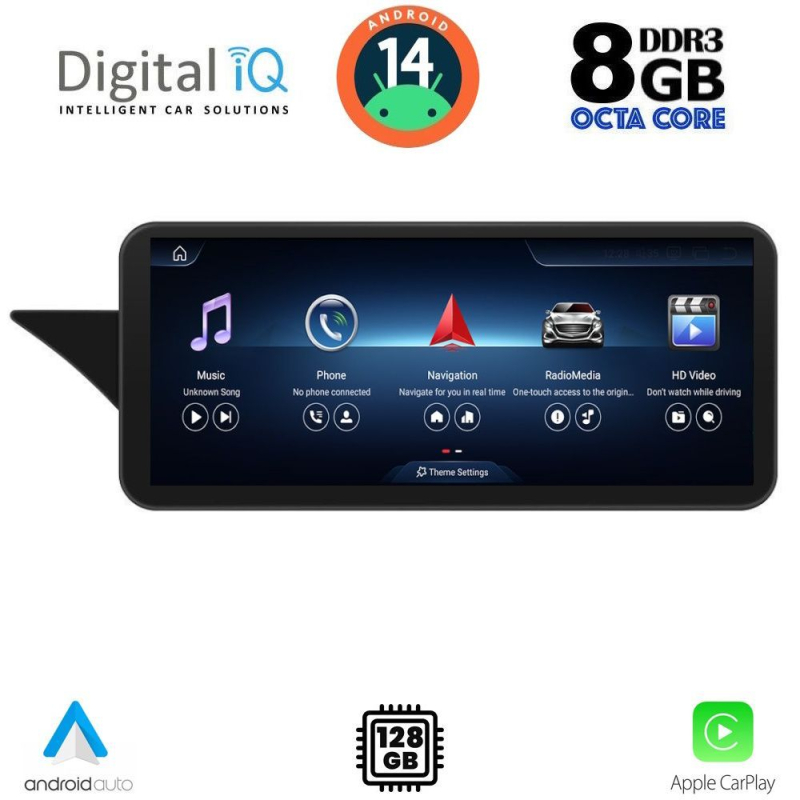 DIGITAL IQ TPK 17992_CPA (12.3'') MULTIMEDIA SYSTEM for MERCEDES E (W212) mod. 2012-2014 (NTG 4.5)