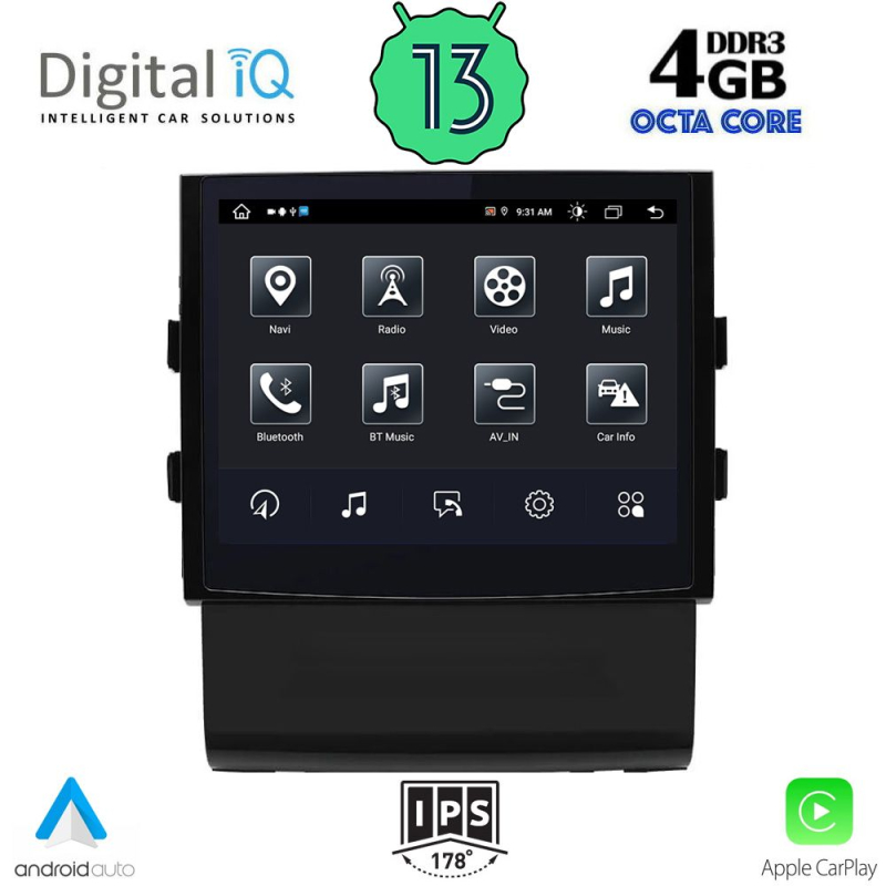 DIGITAL IQ TOP 639_CPA (8.4inc) (PCM 4) MULTIMEDIA SYSTEM for PORSCHE MACAN mod. 2017-2018