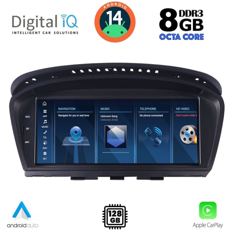 DIGITAL IQ TPK 16959_CPA (8.8'') (CIC) MULTIMEDIA SYSTEM for BMW S.5 (E60) mod. 2008-2011