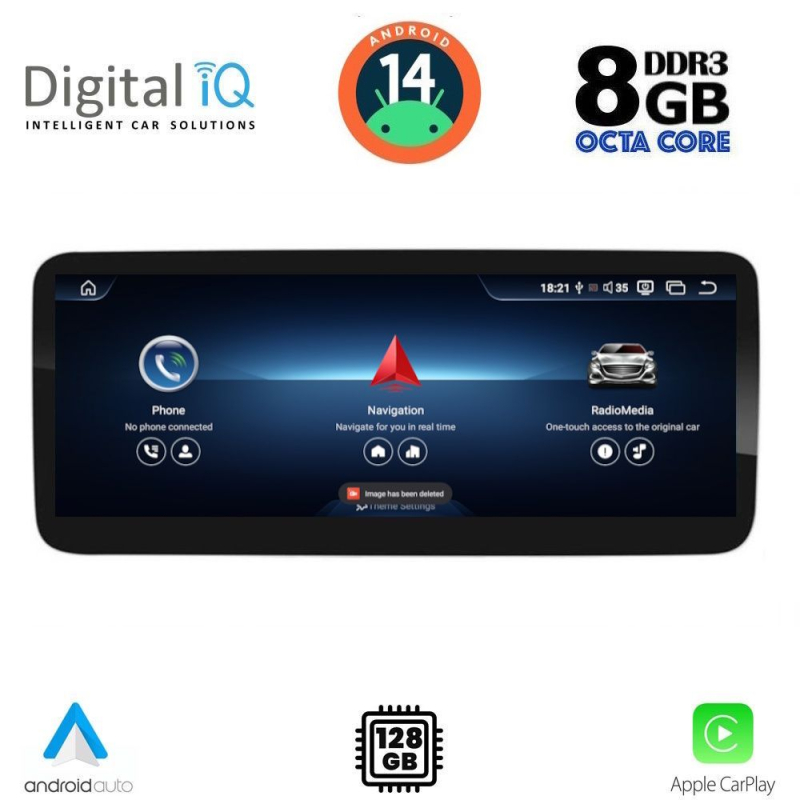 DIGITAL IQ TPK 16980_CPA (10.25'') MULTIMEDIA SYSTEM for MERCEDES A – CLA – GLA mod. 2013-2015 (NTG 4.5)