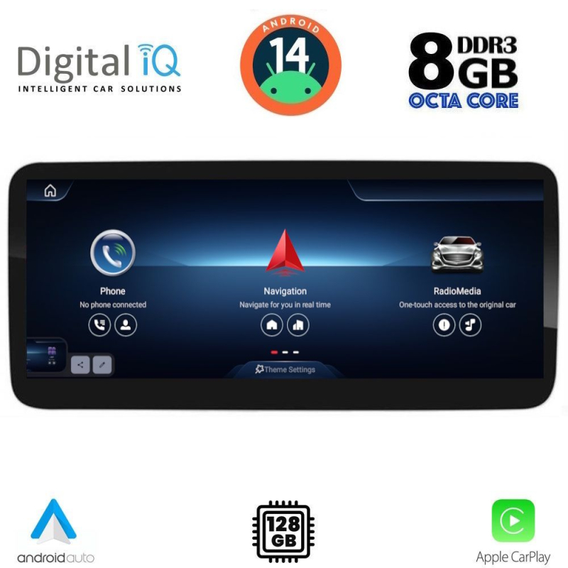 DIGITAL IQ TPK 17983_CPA (12.3'') MULTIMEDIA SYSTEM for MERCEDES B (W246) mod. 2012-2015 (NTG 4.5)