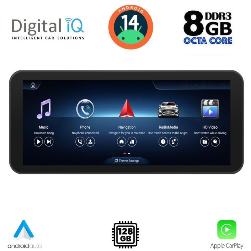 DIGITAL IQ TPK 17998_CPA (12.3inc) (NTG 4.5) MULTIMEDIA SYSTEM for MERCEDES G (W463) mod. 2012-2016