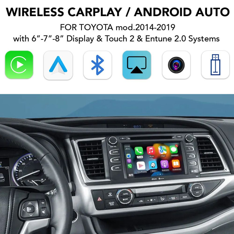 DIGITAL IQ TΥ 280 CPAA (CARPLAY / ANDROID AUTO BOX for TOYOTA mod.2014-2019 with Touch 2 & Entune 2 System) DIGITAL IQ TΥ 280 CPAA (CARPLAY / ANDROID AUTO BOX for TOYOTA mod.2014-2019 with Touch 2 & Entune 2 System)