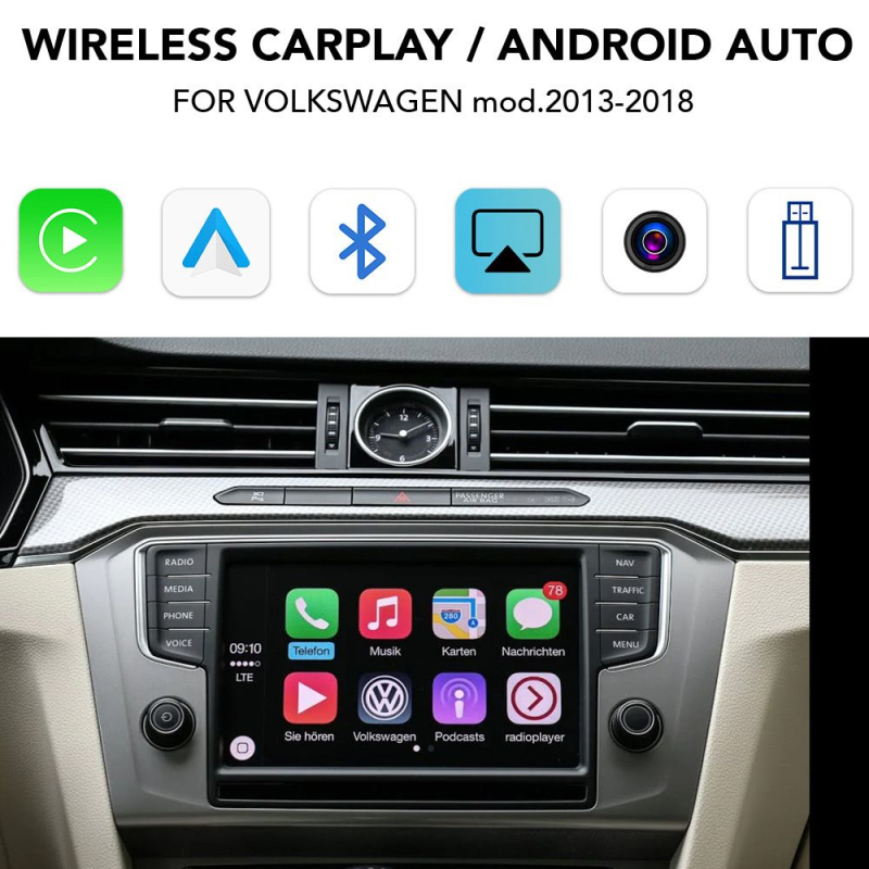 DIGITAL IQ VW 293 CPAA (CARPLAY / ANDROID AUTO BOX for VW mod. 2013-2018) DIGITAL IQ VW 293 CPAA (CARPLAY / ANDROID AUTO BOX for VW mod. 2013-2018)