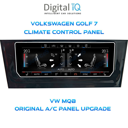 DIGITAL IQ CCP 747_CP (6.9&quot;) (MQB) VW GOLF 7 mod. 2013-2020 CLIMATE CONTROL PANEL
