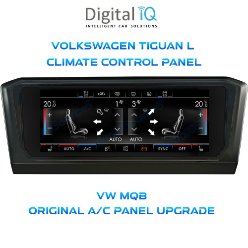 DIGITAL IQ CCP 761_CP (6.9&quot;) (MQB) VW TIGUAN L mod. 2016&gt; CLIMATE CONTROL PANEL