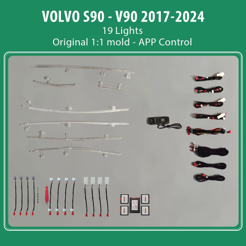 Digital iQ Ambient Light Volvo S90 - V90 mod. 2017-2024, 19 Lights
